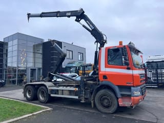 DAF 6X2 + MKG 141 A2 CRANE + 20 TON HOOKLIFT - EURO 3 - MANUAL GEAR - 10 TYRES - Image 1