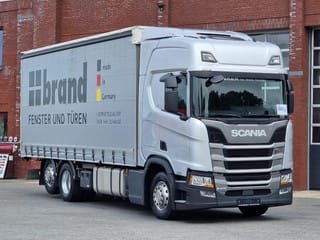 Scania R410 Highline 6x2 - Curtain sider - Retarder - Night clima - Forklift connection - Image 1