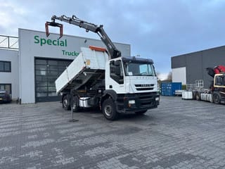 Iveco 330 6x2 / Euro 5 / 3 way kipper / HIAB 144 B-3 DUO - Image 1
