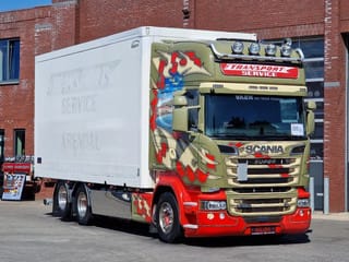 Scania R580 V8 Topline 6x2 - Box with sidedoors - Retarder - Full air - 4.55WB - Image 1