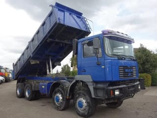 MAN 8x8 meiller kipper manual diesel pomp - Image 1