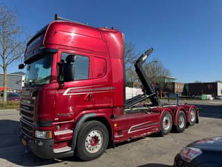 Scania R450 8X2 - EURO 6 + JOAB 24T HOOKLIFT + LIFT/STEERING AXLE - Image 1