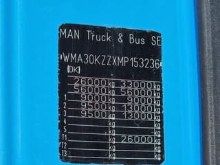 MAN TGX 2021 - 33.510 6x4 - Facelift - Low km 252Tkm - Navi - Sliding 5th wheel afbeelding 25