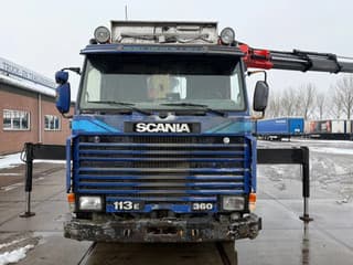 Scania 113 1995 - P113-360 6X4 PALFINGER PK60002 YEAR 2007!! + REMOTE CONTROL afbeelding 2