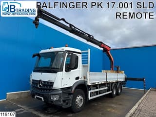 Mercedes-Benz Arocs 2636 6x4, EURO 6, Palfinger, Leaf suspension