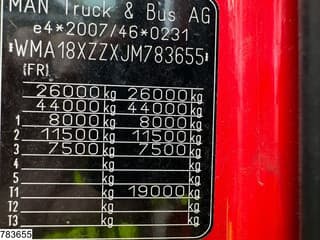 MAN 26 460 6x2, EURO 6, Combi, Retarder, Lifitng roof - Image 7