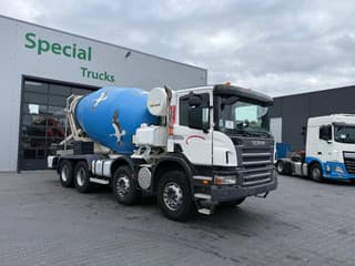Scania P P380 8x4 / Cifa concrete mixer 9000L / Chape en ciment / Cement dekvloer / Cement screed